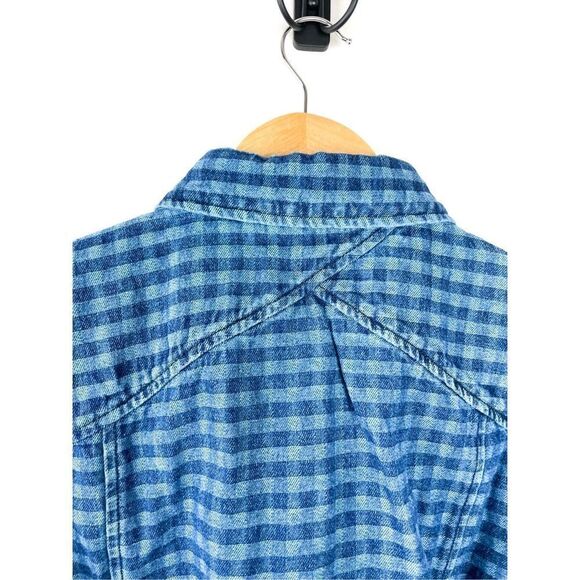 NWT Sandrine Rose Gingham Button Down Shirt Size L - Picture 8 of 12